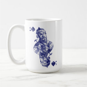 King of playing cards coffee mug