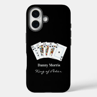 King of Poker Hand iPhone 16 Case
