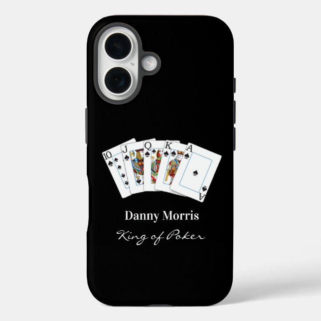 King of Poker Hand Case-Mate iPhone Case (Back)