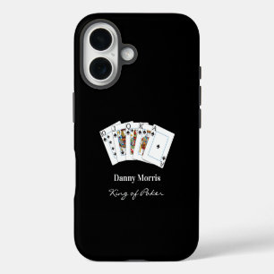 King of Poker Hand iPhone 16 Case