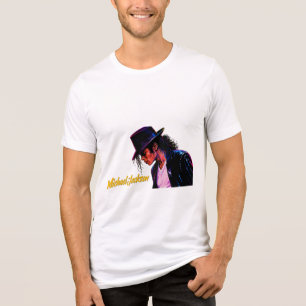 King of Pop Moonwalk Legend Retro Tribute Design Tri-Blend Shirt