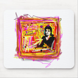 King of Pop Mouse Mat