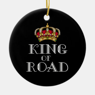 King of road ceramic tree decoration