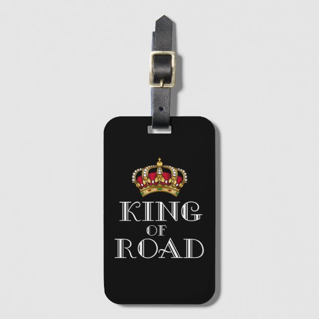 King of road luggage tag (Front Vertical)