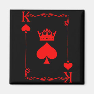 King Of Spade Game Black History Playing Card Men Magnet
