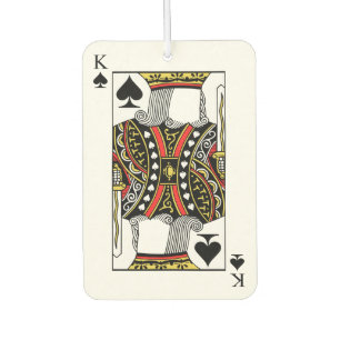 King of Spades - Add Your Image Car Air Freshener