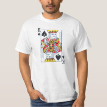 King of spades distressed/vintage style