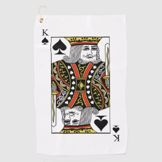 King of Spades Golf Towel