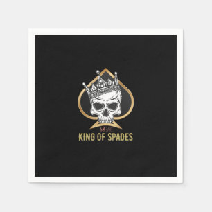 King of spades napkin