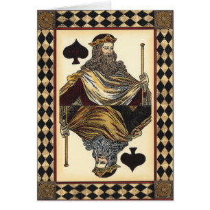 King of Spades Playing Card by Vision Studio