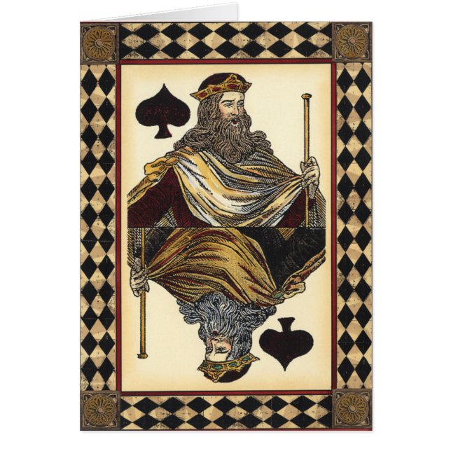 King of Spades Playing Card by Vision Studio (Front)