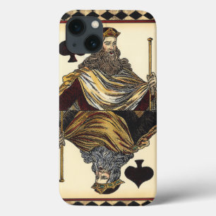 King of Spades Playing Card by Vision Studio iPhone 13 Case
