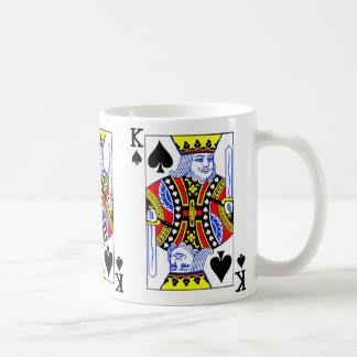 King of Spades Playing Card Coffee Mug
