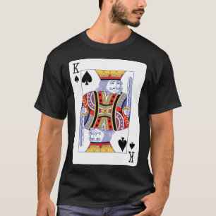 King of Spades Playing Card T-Shirt