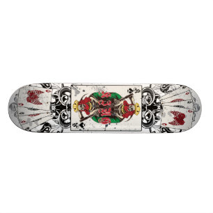 King of Spades Skull Skateboard