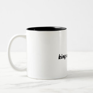 king of spain Two-Tone coffee mug