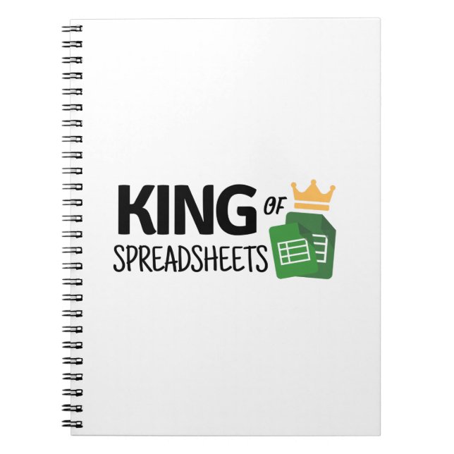 King of spreadsheets notebook (Front)