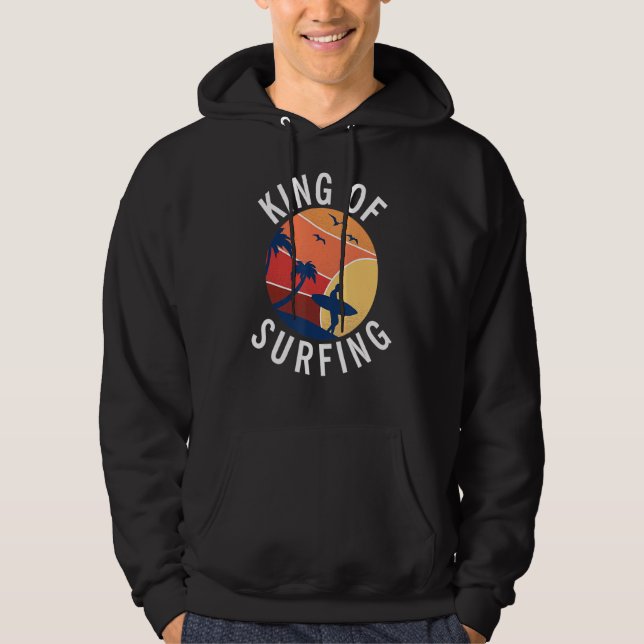 King Of Surfing Wake Surfer Hoodie (Front)