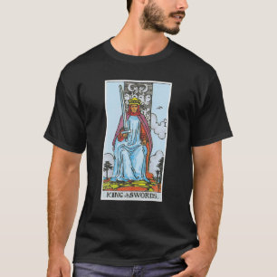 King Of Swords Tarot Card Occult Beliefs Divinatio T-Shirt