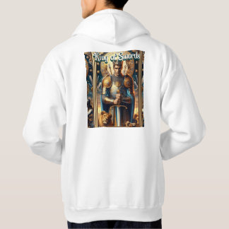 King of Swords White Hoodie