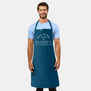 King Of The Barbeque BBQ Gift Personalized Name Apron