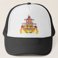 King of The BBQ Funny Quote Initial Name Vintage