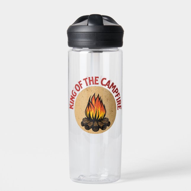 King Of The Campfire  Water Bottle (Front)