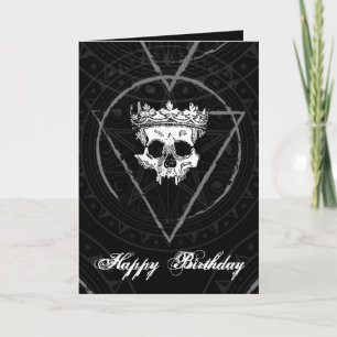 King of the Dead: Dark Gothic Royal Sigil Card