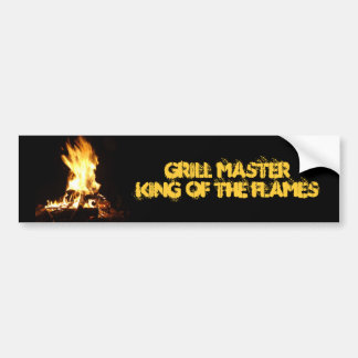 King of the Flames Bumper Sticker