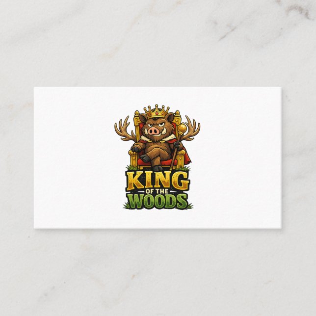 King of the Forest Business Card (Front)