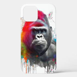 King of the Forest: Majestic Gorila Espald iPhone 12 Case