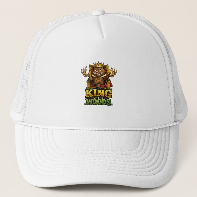 King of the Forest Trucker Hat (Front)