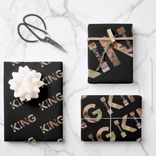 King of the Forest Wrapping Paper Sheet