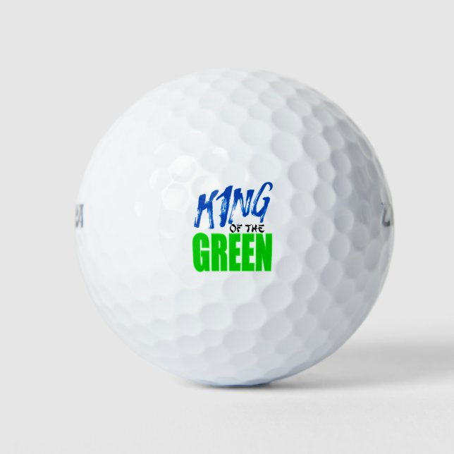 king of the green golf balls (Front)