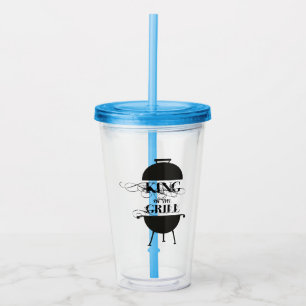 King Of The Grill Acrylic Tumbler