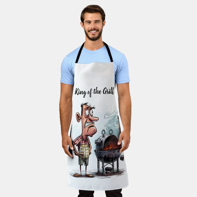 🔥 King of the Grill Apron 🔥 (Worn)