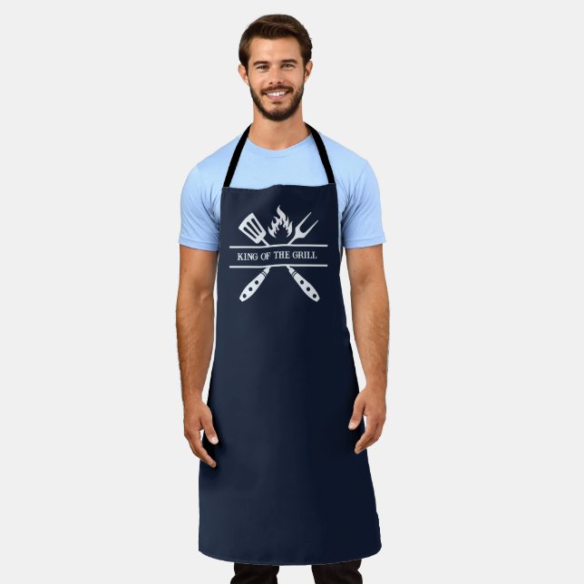 King Of The Grill BBQ Apron (Worn)