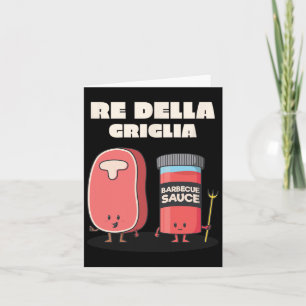 King Of The Grill Bbq Barbecue Grill  Card
