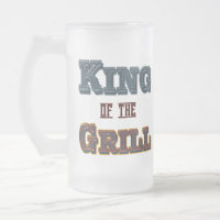 King of the Grill BBQ Cooking Saying Mug