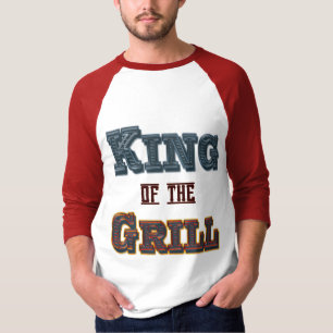 King of the Grill BBQ Cooking Saying T-Shirt