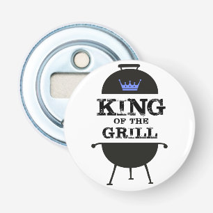King Of The Grill, Black Blue Crown Bottle Opener