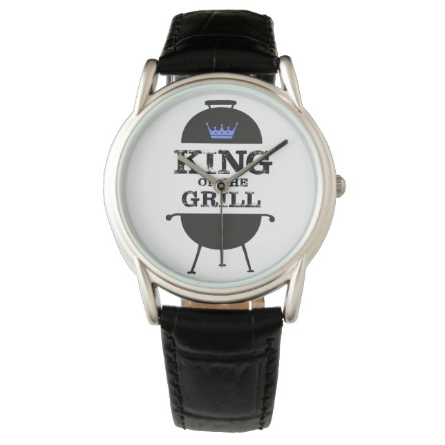 King Of The Grill, Black Blue Crown Watch (Front)