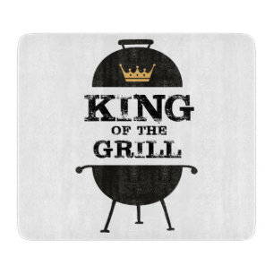 King Of The Grill, Black Gold Crown Cutting Board