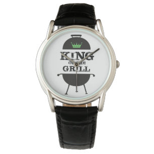 King Of The Grill, Black Green Crown Watch