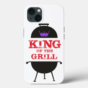 King Of The Grill, Black Purple Crown Red iPhone 13 Case
