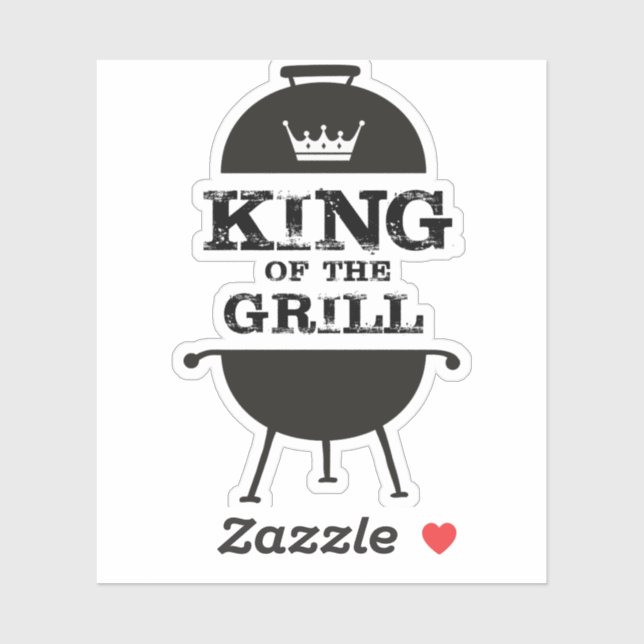 King Of The Grill, Black White Crown (Sheet)