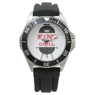 King Of The Grill, Black White Crown Red Watch