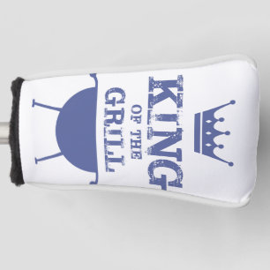 King Of The Grill, Blue Golf Head Cover