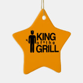 King of the Grill Ceramic Tree Decoration (Right)
