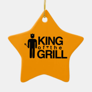 King of the Grill Ceramic Tree Decoration